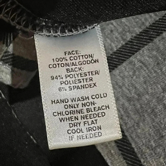 NWT LOFT Grey Windowpane Sweater & Skirt Set Size XXSP - Picture 10 of 10